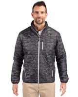 Cutter & Buck Men's Rainier Recycled Insulated Printed Puffer Full Zip Jacket-3