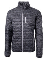 Cutter & Buck Men's Rainier Recycled Insulated Printed Puffer Full Zip Jacket-5