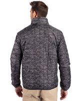 Cutter & Buck Men's Rainier Recycled Insulated Printed Puffer Full Zip Jacket-8