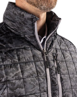 Cutter & Buck Men's Rainier Recycled Insulated Printed Puffer Full Zip Jacket-13
