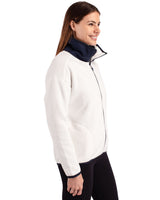 Cutter & Buck Women's Cascade Epic Comfort Recycled Sherpa Fleece Full Zip Jacket-2