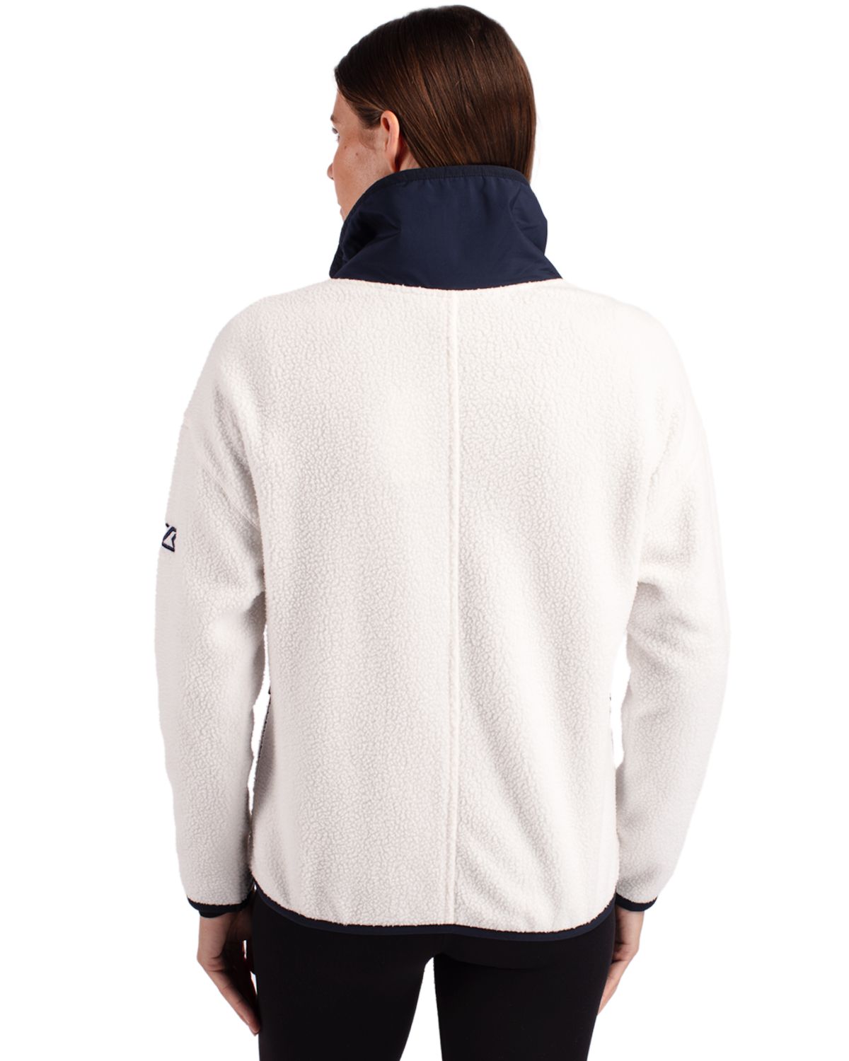 Cutter & Buck Women's Cascade Epic Comfort Recycled Sherpa Fleece Full Zip Jacket-3
