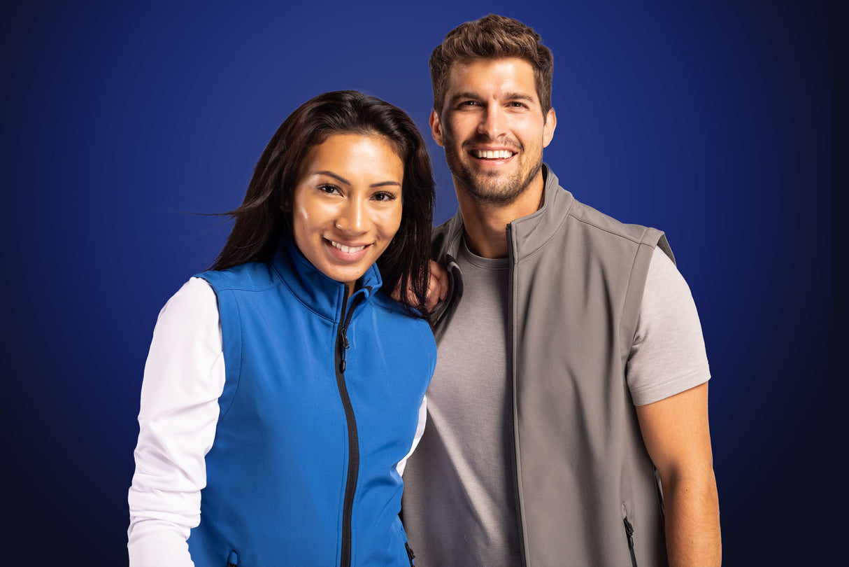 Clique Men's Tempo Recycled Stretch Softshell Full Zip Vest-5