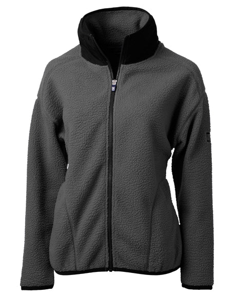 Cutter & Buck Women's Cascade Epic Comfort Recycled Sherpa Fleece Full Zip Jacket-1