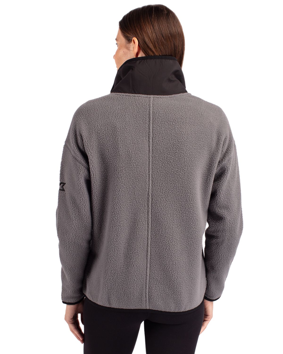 Cutter & Buck Women's Cascade Epic Comfort Recycled Sherpa Fleece Full Zip Jacket-5