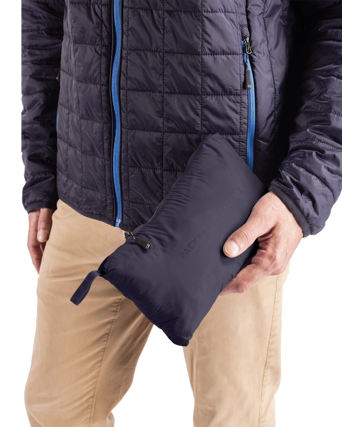 Cutter & Buck Men's Rainier Recycled Insulated Puffer Full Zip Hooded Jacket Jacket-7