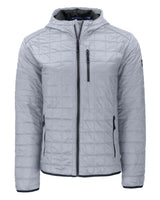 Cutter & Buck Men's Rainier Recycled Insulated Puffer Full Zip Hooded Jacket Jacket-1