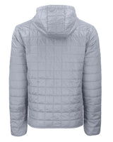 Cutter & Buck Men's Rainier Recycled Insulated Puffer Full Zip Hooded Jacket Jacket-3