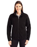 Cutter & Buck Women's Cascade Epic Comfort Recycled Sherpa Fleece Full Zip Jacket-4