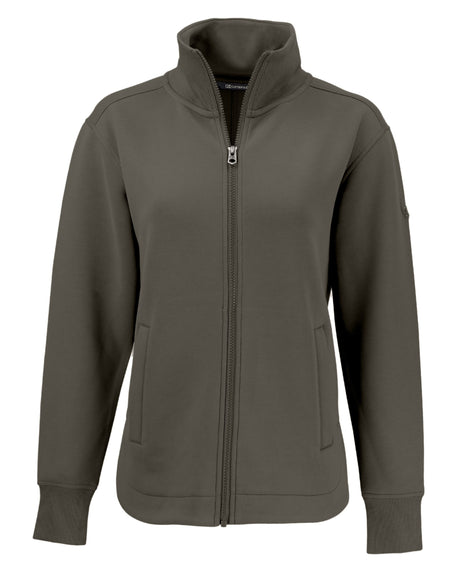 Cutter & Buck Women's Roam Recycled Buttery-Soft Knit Full Zip Jacket-1