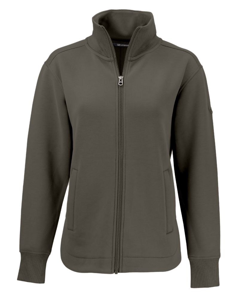 Cutter & Buck Women's Roam Recycled Buttery-Soft Knit Full Zip Jacket-2