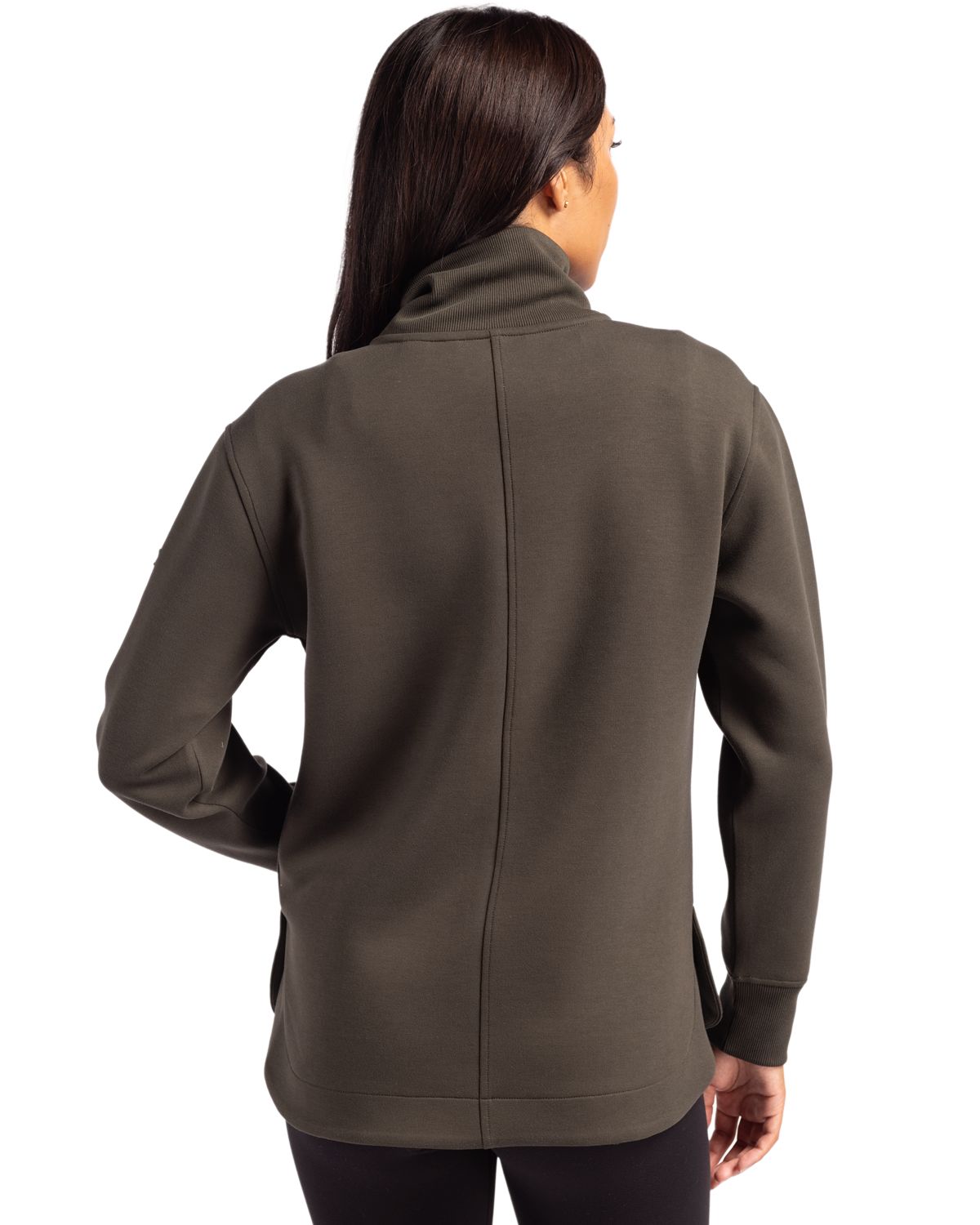Cutter & Buck Women's Roam Recycled Buttery-Soft Knit Full Zip Jacket-12