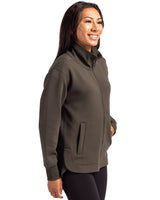 Cutter & Buck Women's Roam Recycled Buttery-Soft Knit Full Zip Jacket-13