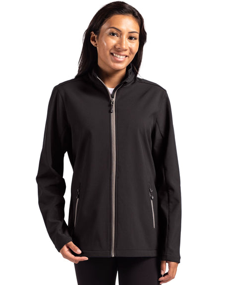 Clique Women's Tempo Recycled Stretch Softshell Full Zip Jacket-1