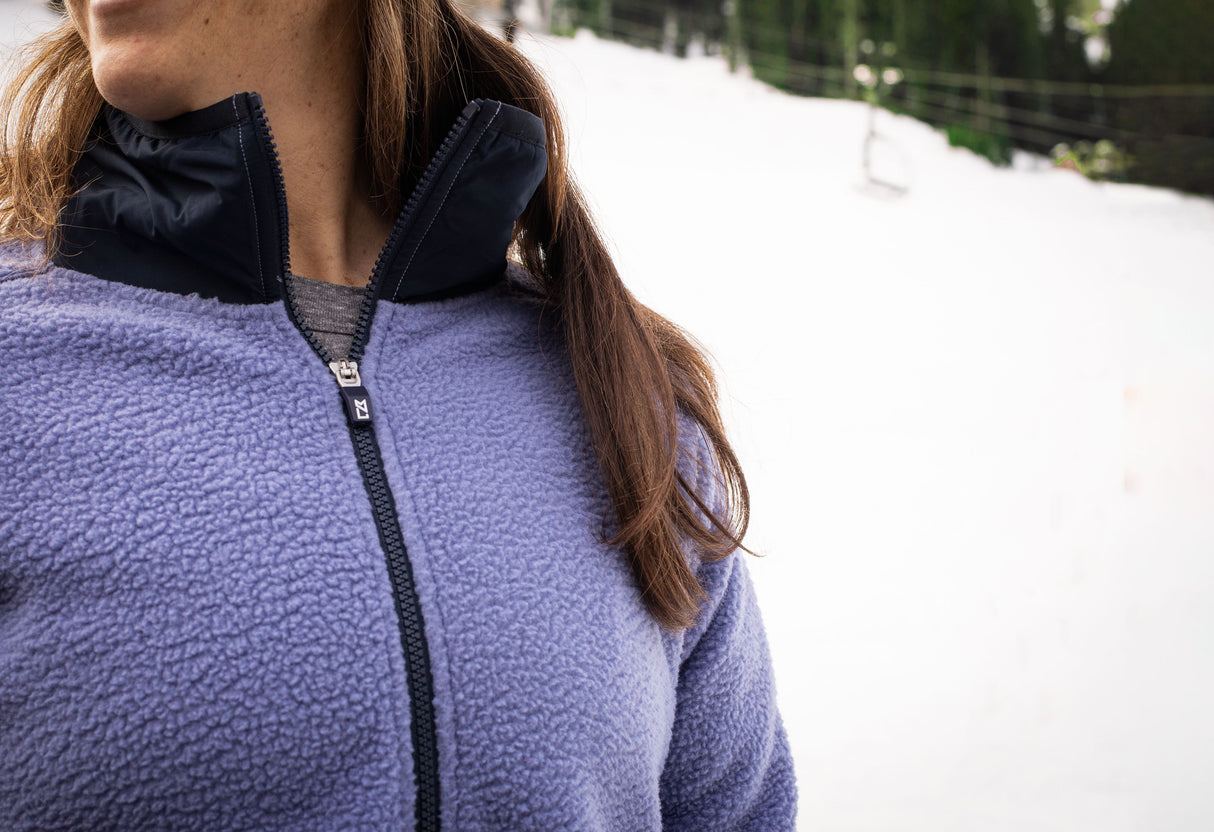 Cutter & Buck Women's Cascade Epic Comfort Recycled Sherpa Fleece Full Zip Jacket-7