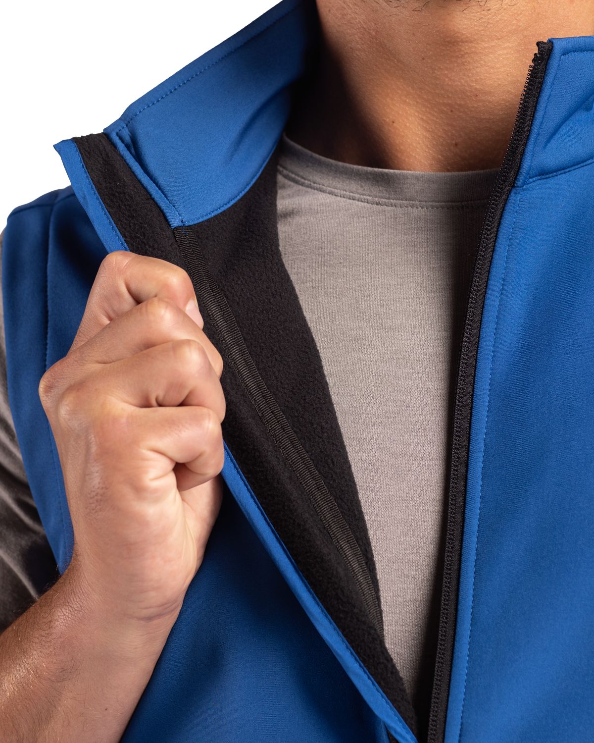 Clique Men's Tempo Recycled Stretch Softshell Full Zip Vest-4