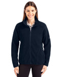 Cutter & Buck Women's Cascade Epic Comfort Recycled Sherpa Fleece Full Zip Jacket-1