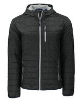 Cutter & Buck Men's Rainier Recycled Insulated Puffer Full Zip Hooded Jacket Jacket-6