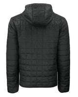 Cutter & Buck Men's Rainier Recycled Insulated Puffer Full Zip Hooded Jacket Jacket-7