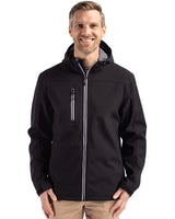 Clique Men's Telemark Recycled Stretch Softshell Full Zip Hooded Jacket-5