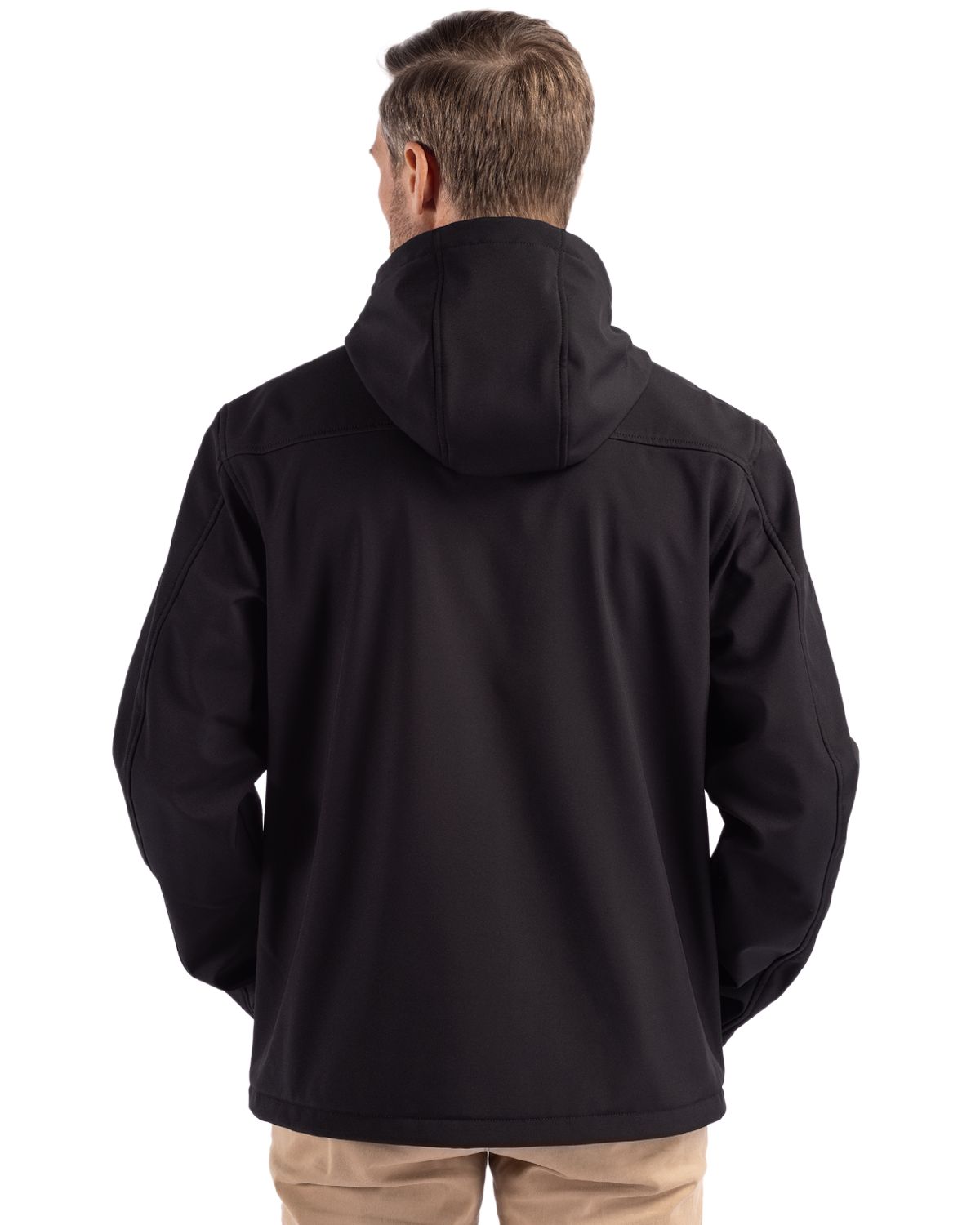 Clique Men's Telemark Recycled Stretch Softshell Full Zip Hooded Jacket-6