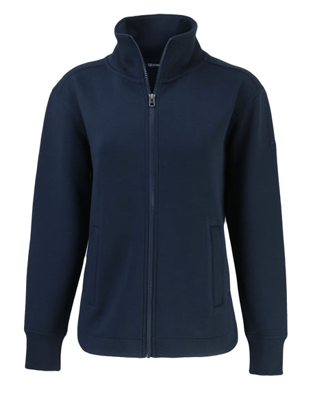 Cutter & Buck Women's Roam Recycled Buttery-Soft Knit Full Zip Jacket-1