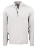 Cutter & Buck Men's Coastline Recycled Double Peached Quarter Zip Pullover-1