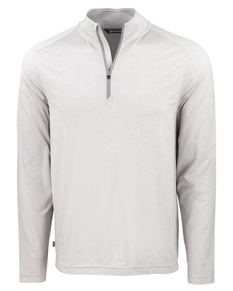 Cutter & Buck Men's Coastline Recycled Double Peached Quarter Zip Pullover-1