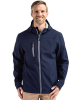 Clique Men's Telemark Recycled Stretch Softshell Full Zip Hooded Jacket-4