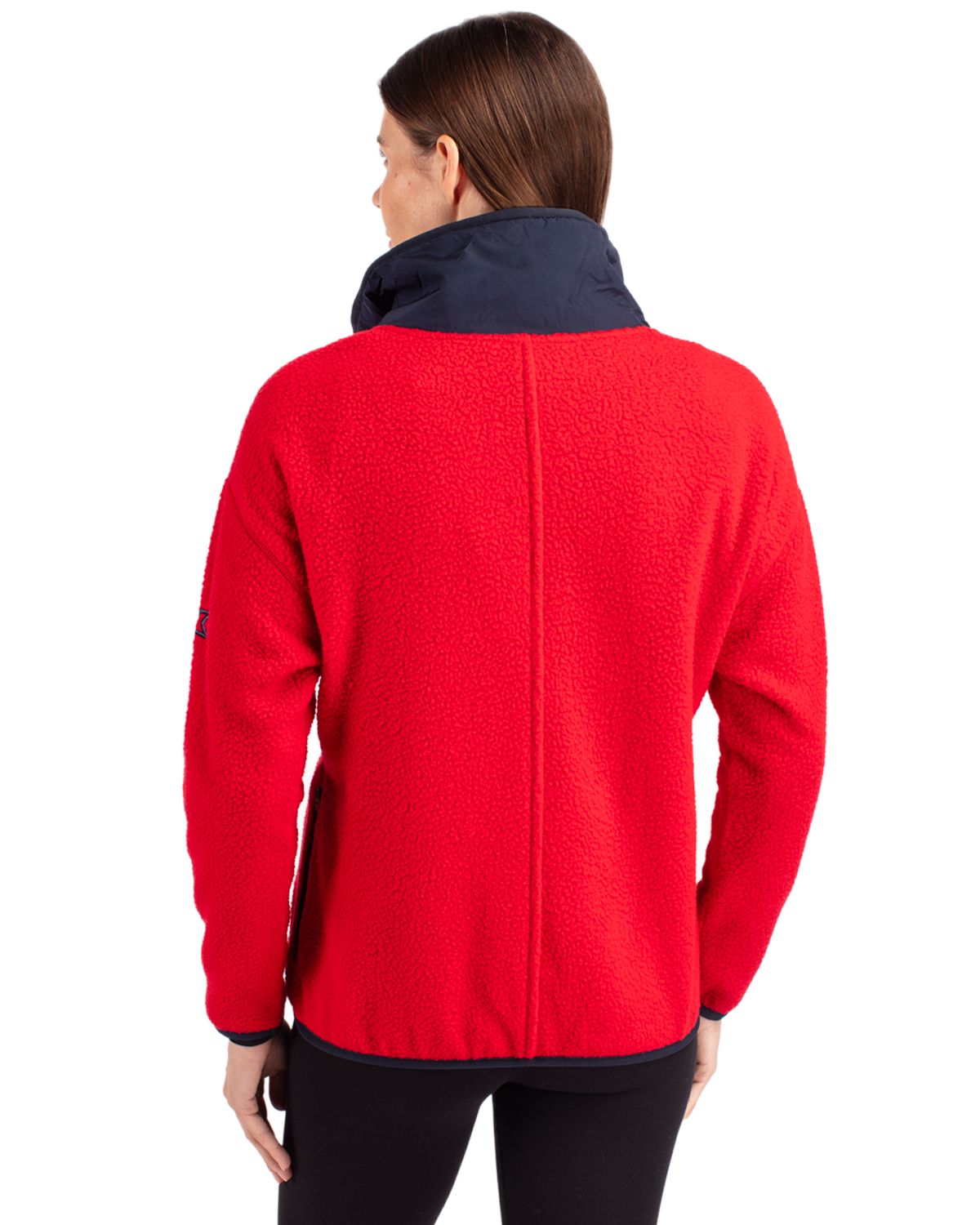Cutter & Buck Women's Cascade Epic Comfort Recycled Sherpa Fleece Full Zip Jacket-8