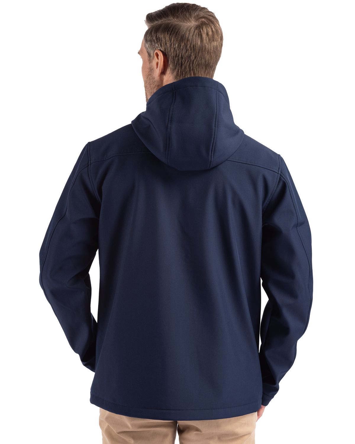 Clique Men's Telemark Recycled Stretch Softshell Full Zip Hooded Jacket-5