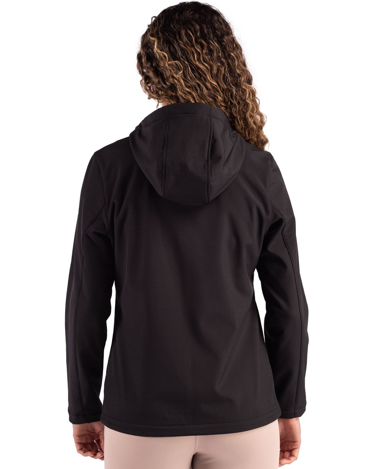 Clique Women's Tempo Recycled Stretch Softshell Full Zip Hooded Jacket-2
