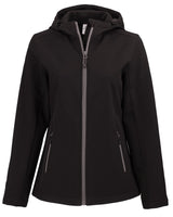 Clique Women's Tempo Recycled Stretch Softshell Full Zip Hooded Jacket-5