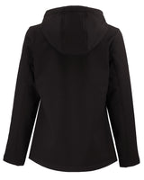 Clique Women's Tempo Recycled Stretch Softshell Full Zip Hooded Jacket-6