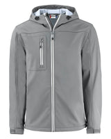 Clique Men's Telemark Recycled Stretch Softshell Full Zip Hooded Jacket-6