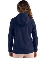 Clique Women's Tempo Recycled Stretch Softshell Full Zip Hooded Jacket-2