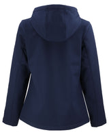 Clique Women's Tempo Recycled Stretch Softshell Full Zip Hooded Jacket-6