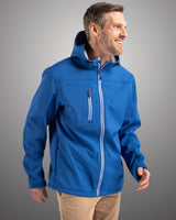 Clique Men's Telemark Recycled Stretch Softshell Full Zip Hooded Jacket-1