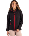 Clique Women's Tempo Recycled Stretch Softshell Full Zip Hooded Jacket-1