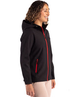 Clique Women's Tempo Recycled Stretch Softshell Full Zip Hooded Jacket-3