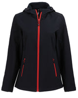 Clique Women's Tempo Recycled Stretch Softshell Full Zip Hooded Jacket-5