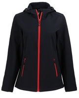 Clique Women's Tempo Recycled Stretch Softshell Full Zip Hooded Jacket-6