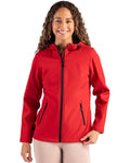 Clique Women's Tempo Recycled Stretch Softshell Full Zip Hooded Jacket-1