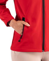 Clique Women's Tempo Recycled Stretch Softshell Full Zip Hooded Jacket-4