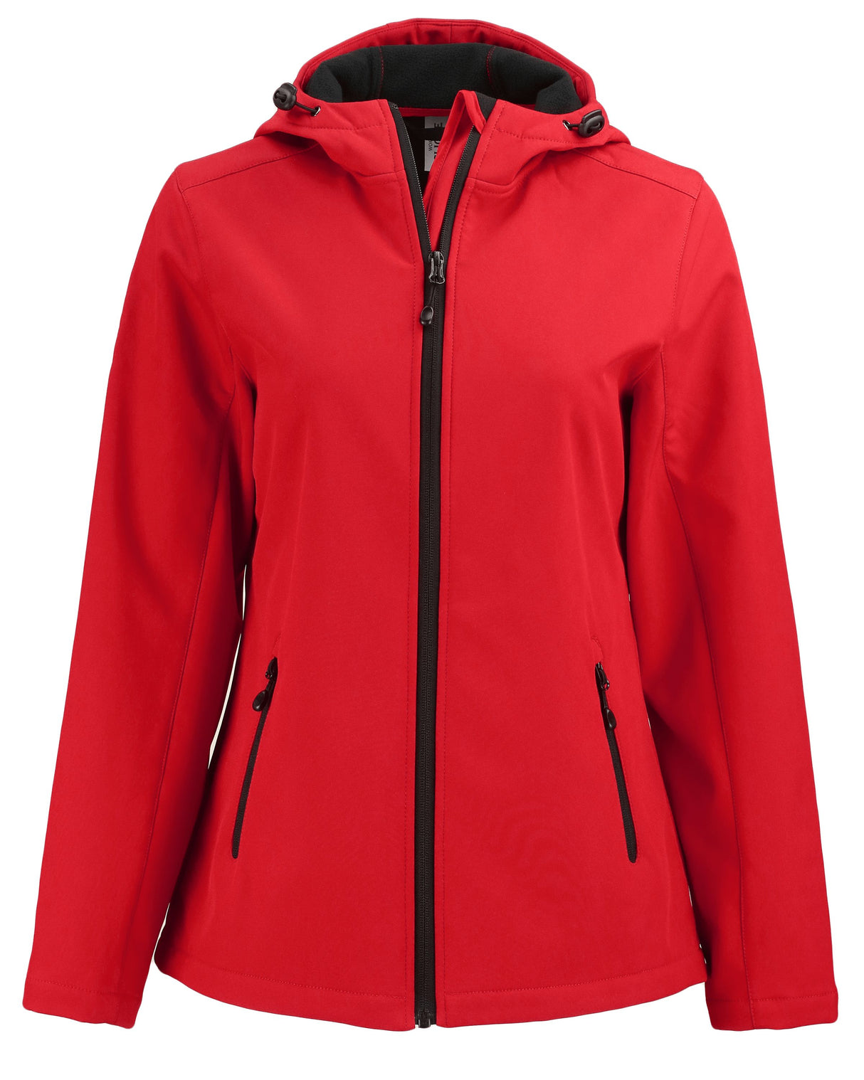 Clique Women's Tempo Recycled Stretch Softshell Full Zip Hooded Jacket-6