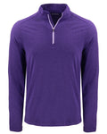 Cutter & Buck Men's Coastline Recycled Double Peached Quarter Zip Pullover-1
