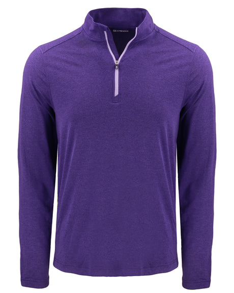 Cutter & Buck Men's Coastline Recycled Double Peached Quarter Zip Pullover-1