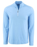 Cutter & Buck Men's Coastline Recycled Double Peached Quarter Zip Pullover-1