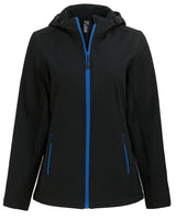 Clique Women's Tempo Recycled Stretch Softshell Full Zip Hooded Jacket-4