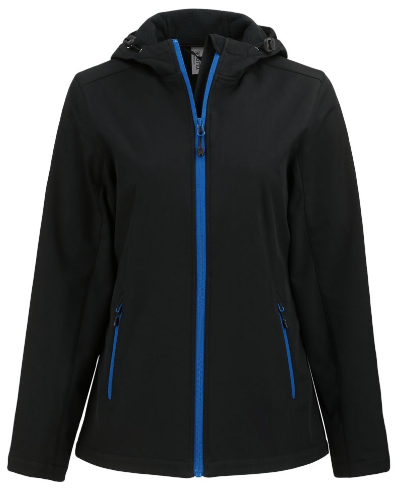 Clique Women's Tempo Recycled Stretch Softshell Full Zip Hooded Jacket-5